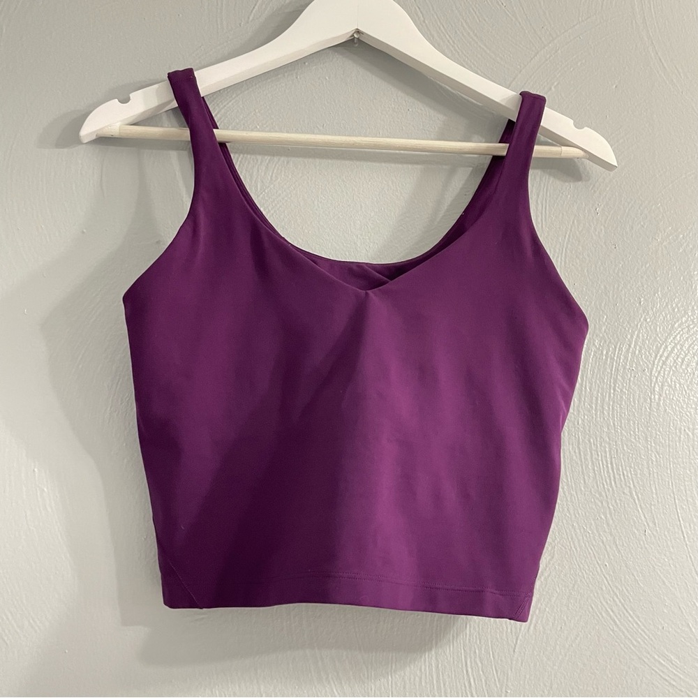 Lululemon Align Tank Top Dramatic Purple Magenta, Size 10 - Picture 3 of 8